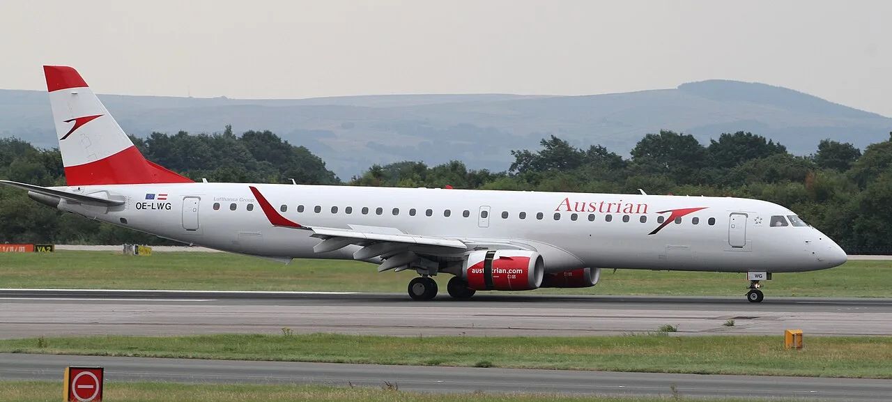 Austrian Airlines satte den 7 september in sitt första flygplan med Starlink